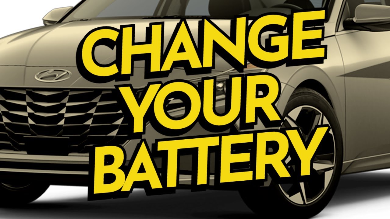 How to change the battery in a 2022 Hyundai Elantra N-Line