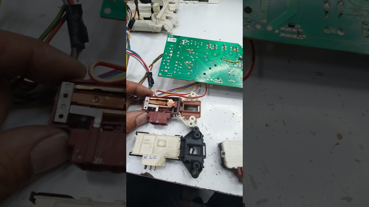arçelik piyano serisi kart tamiri ve kapı kilidi bağlantısı