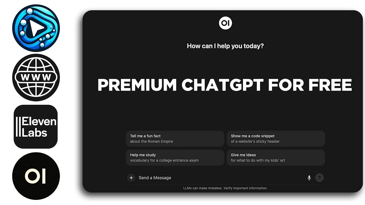 I Discovered the BEST Free Alternative to ChatGPT Premium!!