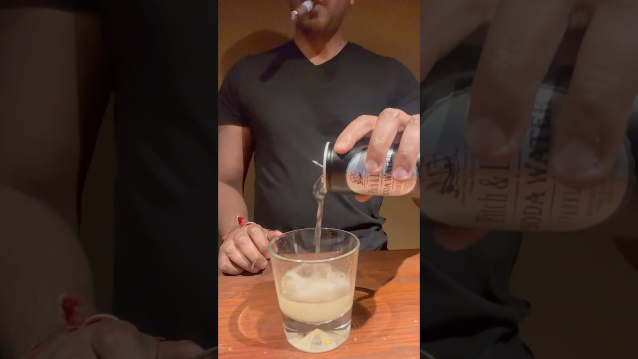 Scotch and Soda on Ice #whiskey #scotch #cocktail