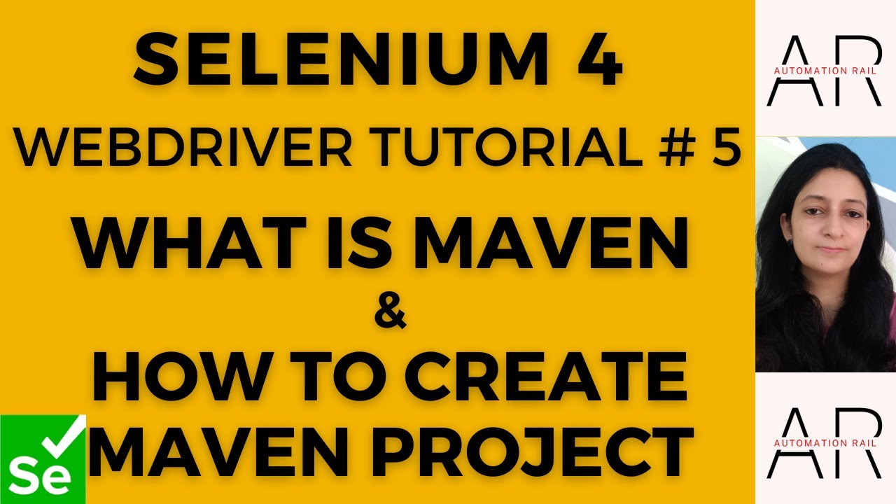 Selenium 4 WebDriver Tutorial#5- Maven introduction and how to create Maven project