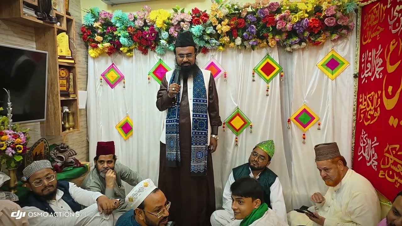 Janab Aslam Minai Sahab | Jashn e Eid e Miladun Nabi | Allama Shabbir Ali Warsi at Home | Kolkata