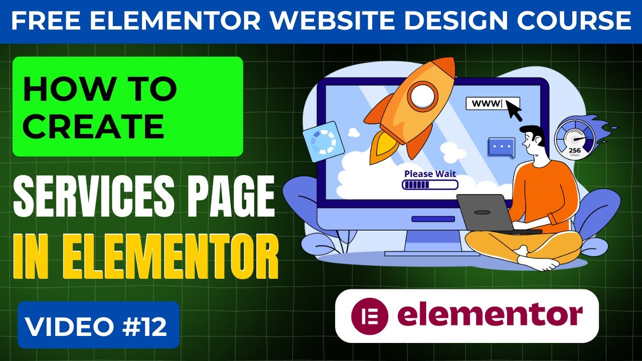 How To Create Services Page in Elementor | Elementor Website Course