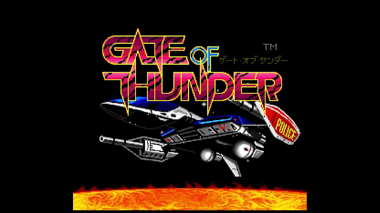 GATE OF THUNDER (ゲート オブ サンダー). [PC Engine CD]. 1CC. No Death.  HARD. 60Fps.