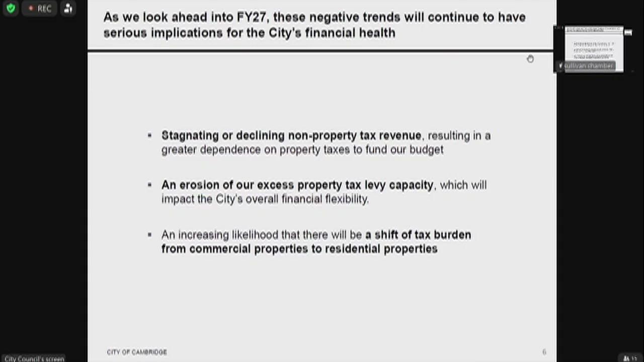 Cambridge City Council | Finance Committee Meeting | February 3, 2026