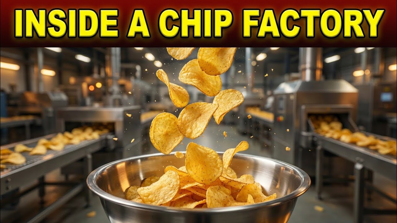 Inside a Chip Factory | How Potato Chips Are Made in Modern Factories