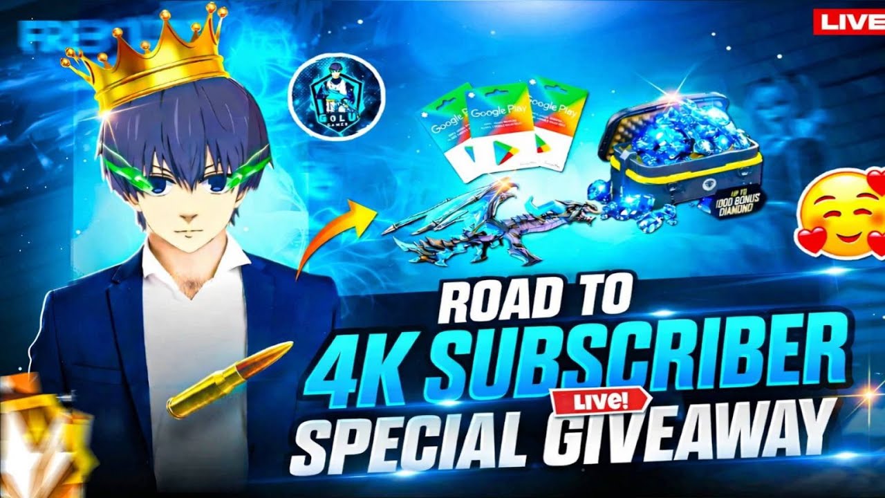 ROAD TO 4K SUBS! 🔴 Free Fire Live | Playing with Subscribers! 🎮