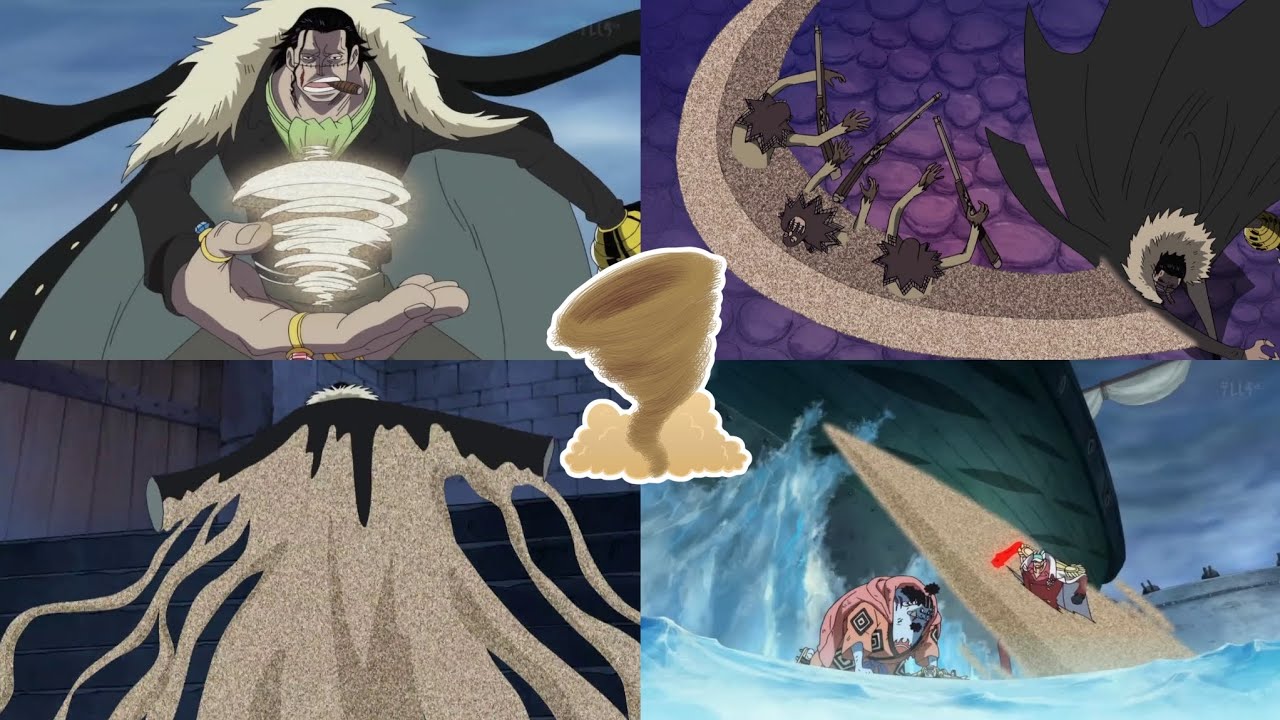 One Piece: Crocodile | Suna Suna no Mi | All Attacks and Abilities