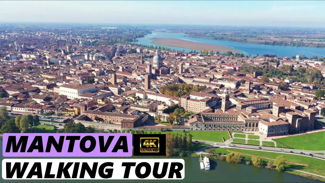mantova walking tour | caminare centro citta di mantua | gopro 8 | 4k