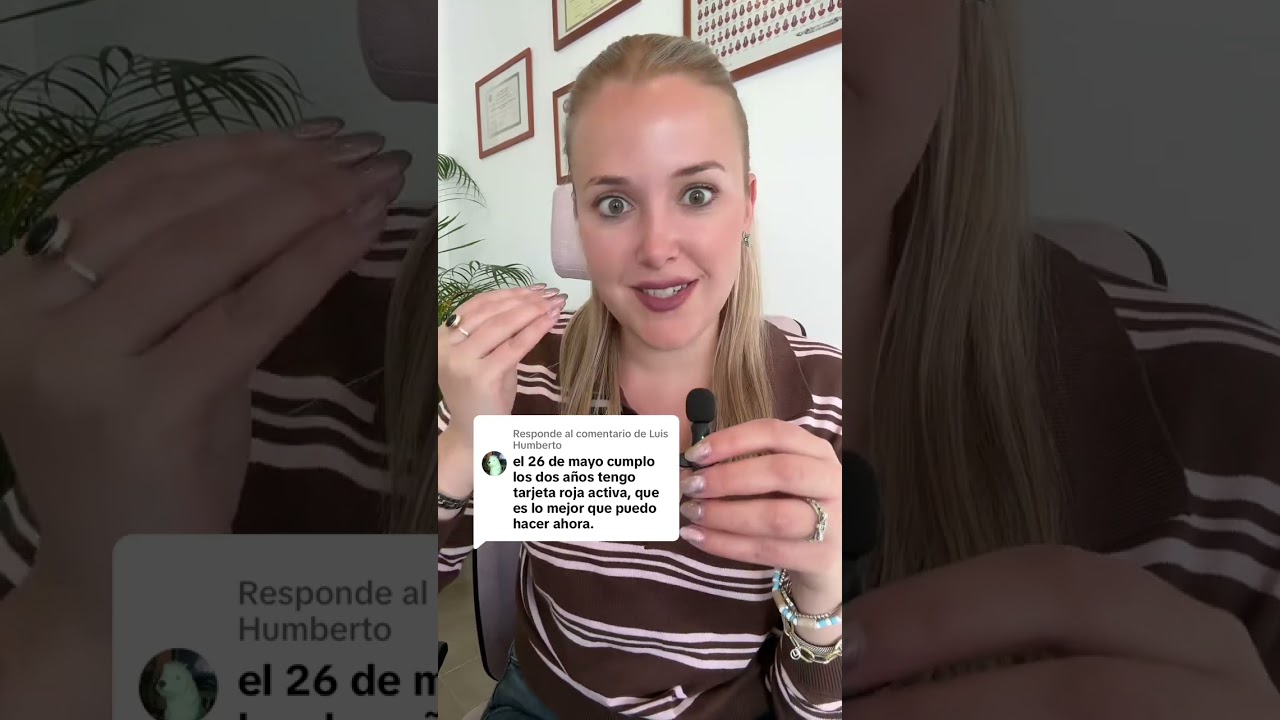 En mayo cumplo dos años tengo tarjeta roja, que puedo hacer?