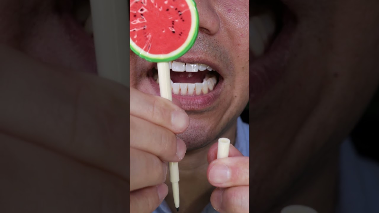 Yummy 🍉 Candy Pens✨🎀#trending #trendingonshorts #watermelon #pen #candy #stationery #asmrsounds