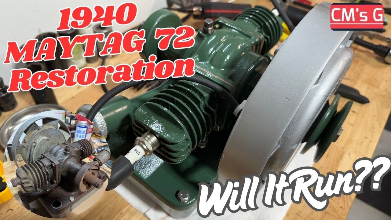 1940 Maytag Model 72 Twin Cylinder - Restoration - Will It Run?