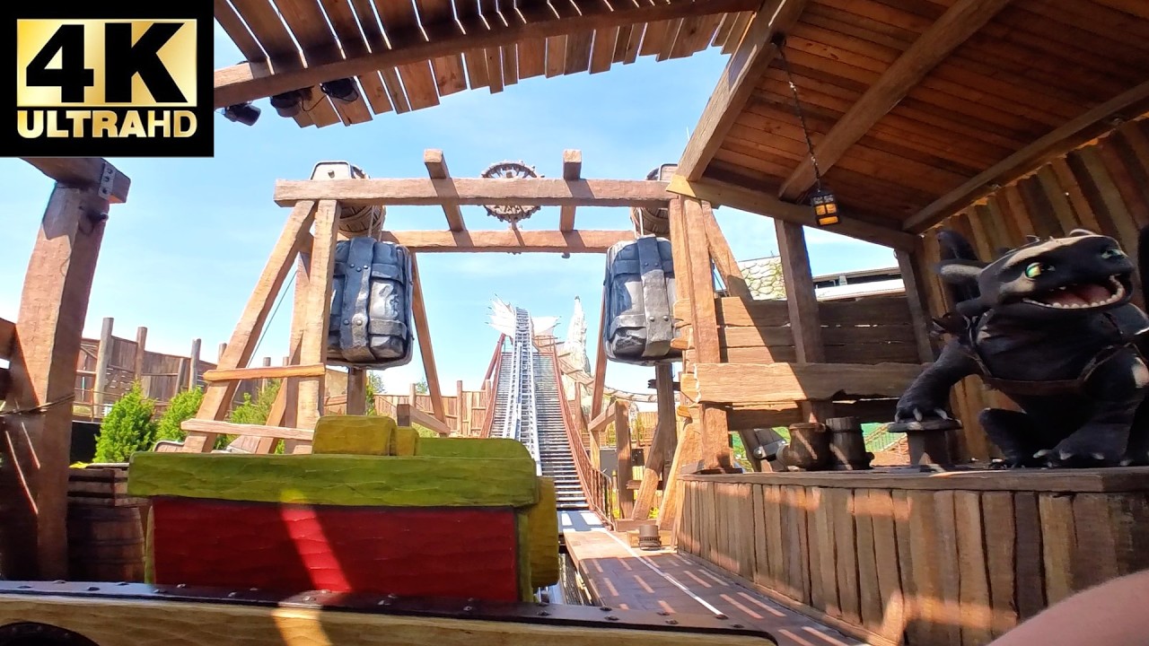 *4K* Epic Universe Hiccups Wing Gliders Pov Highest Quality Opening Day!