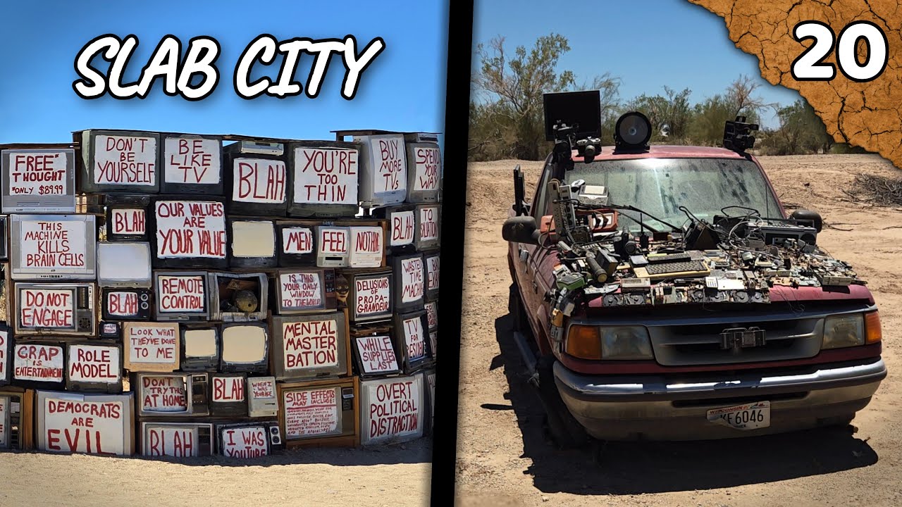 Dostali sme sa do Slab City kde neplatia zákony a nechodí polícia ! ☠️ (DEATH VALLEY Časť 20.)