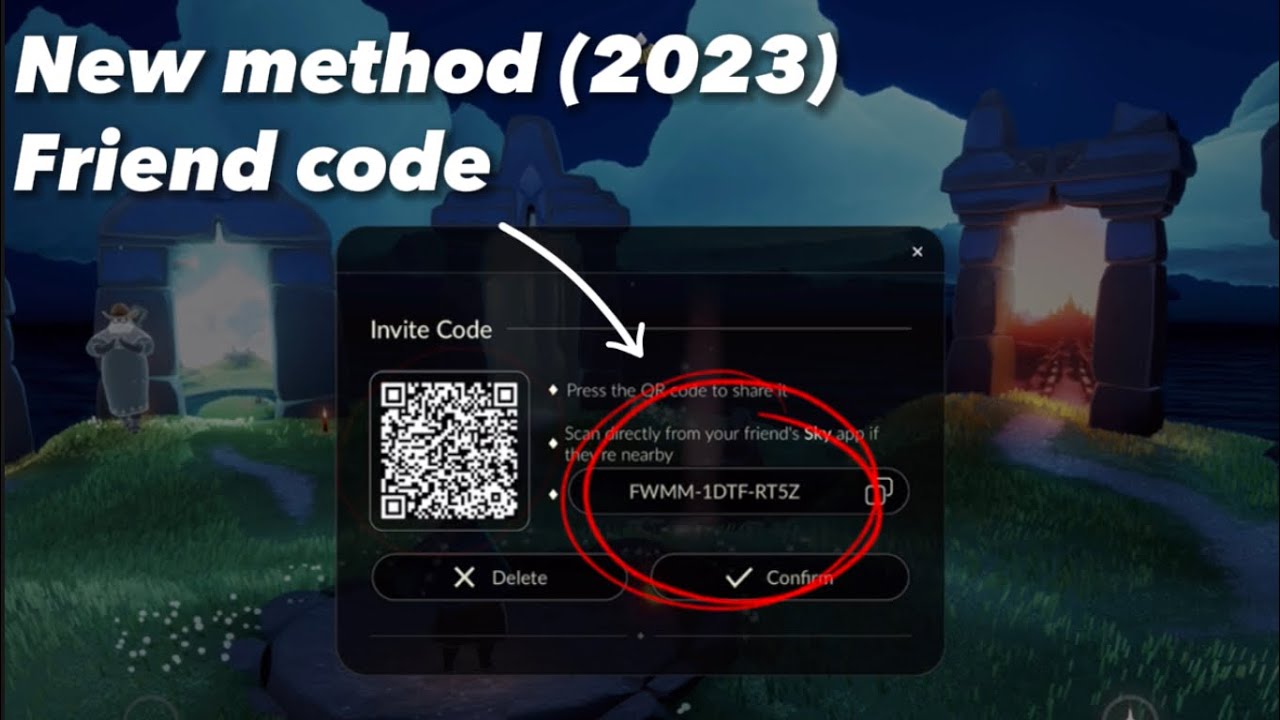 How to add friend using friend code 2023 | sky children of the light |