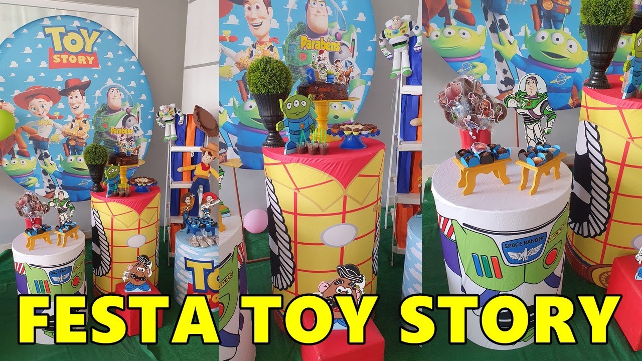 COMO MONTAR FESTA TOY STORY - PEGUE E MONTE - FAÇA SUA FESTA