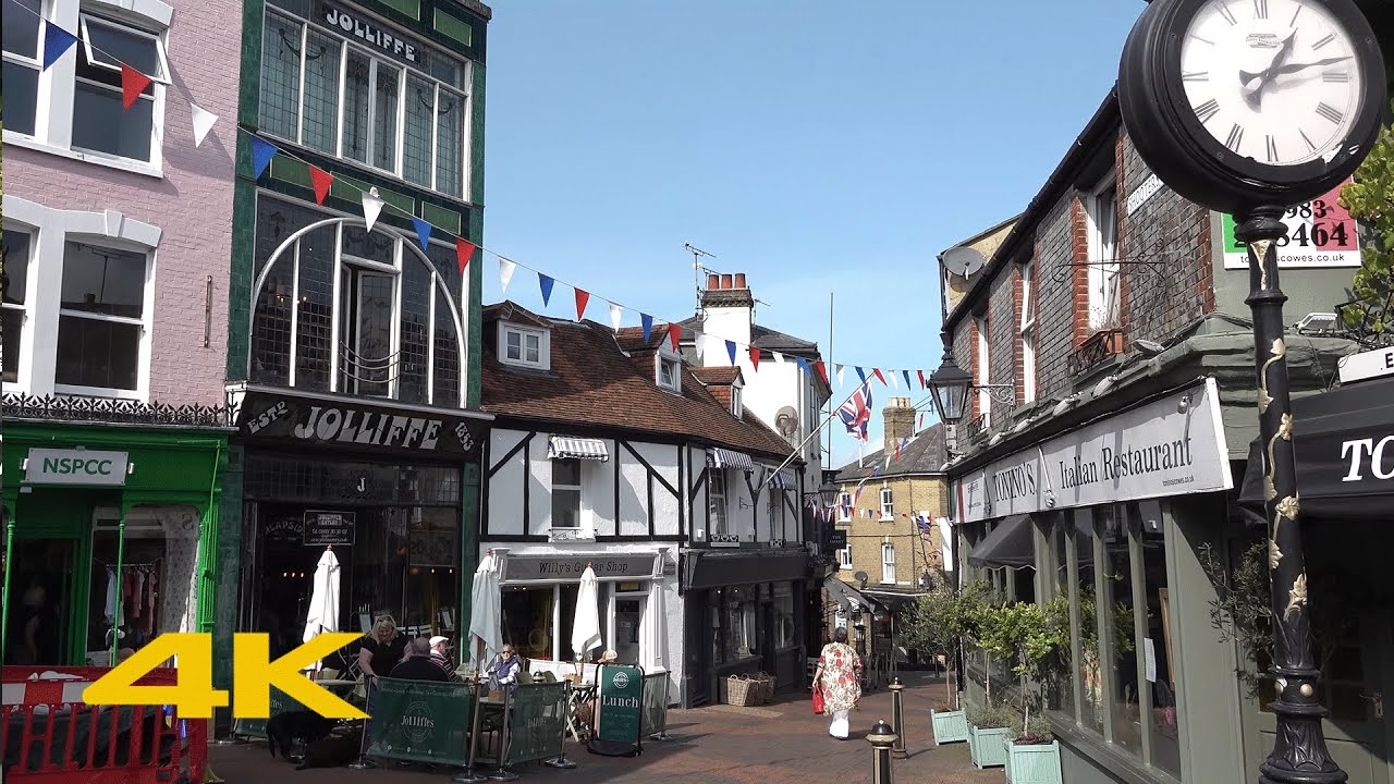 Cowes, Isle of Wight Walk: Town Centre & Beach【4K】