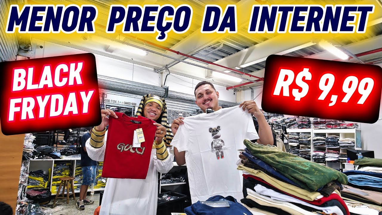 MAIOR BLACK FRIDAY DE ROUPAS MASCULINAS EM ATACADO J&Aacute; VISTA NO BR&Aacute;S! 🤯🤯🤯