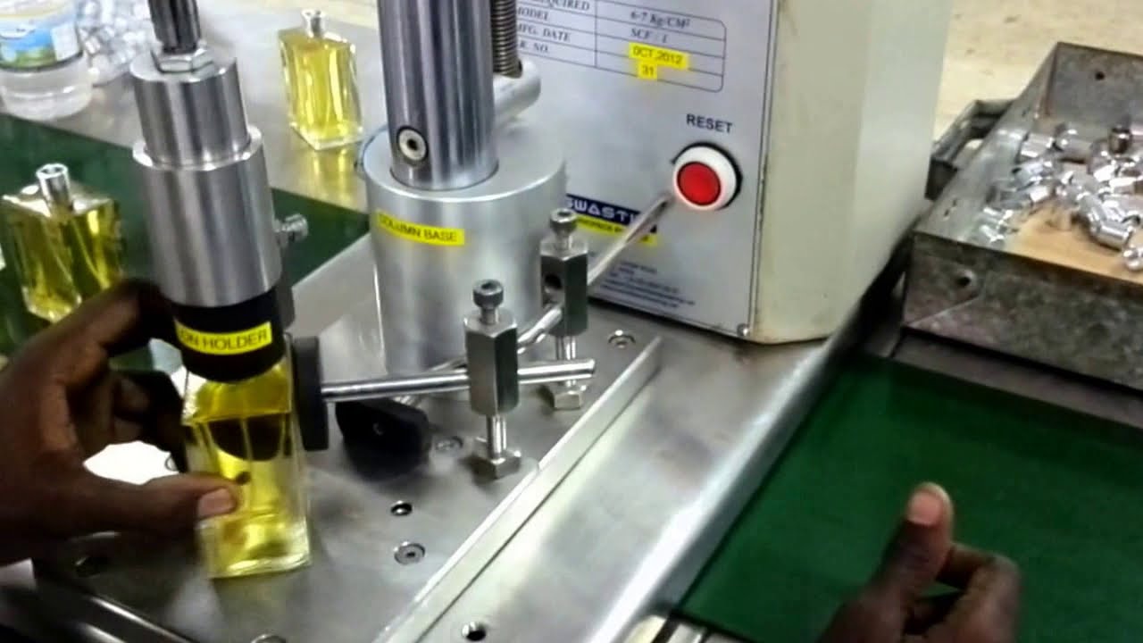 Swastik Semi Auto Vacuumetric 8 Head Rotary Perfume Filling Line 2