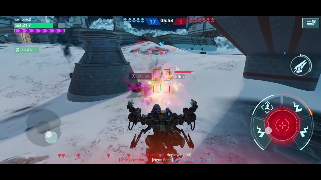 Probando el Phantom en ligas bajas #warrobotsgameplay 