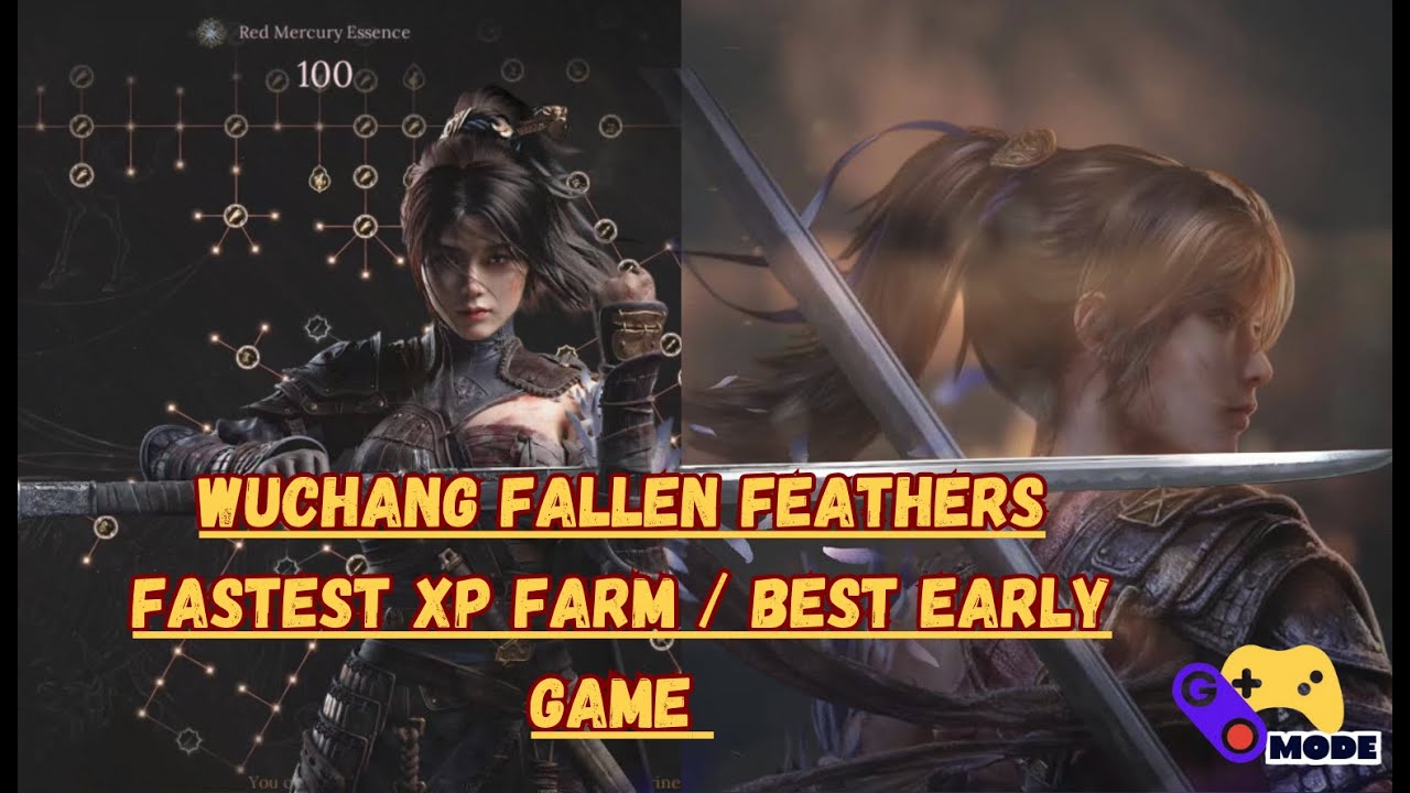 Wuchang Fallen Feathers FASTEST XP FARM / BEST EARLY GAME Red Mercury Farm Guide to LEVEL UP FAST!