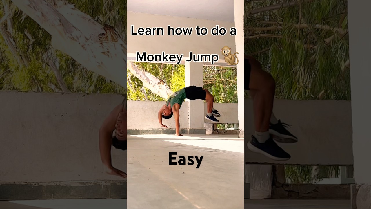 Learn fast how to do Monkey Jump #tutorial