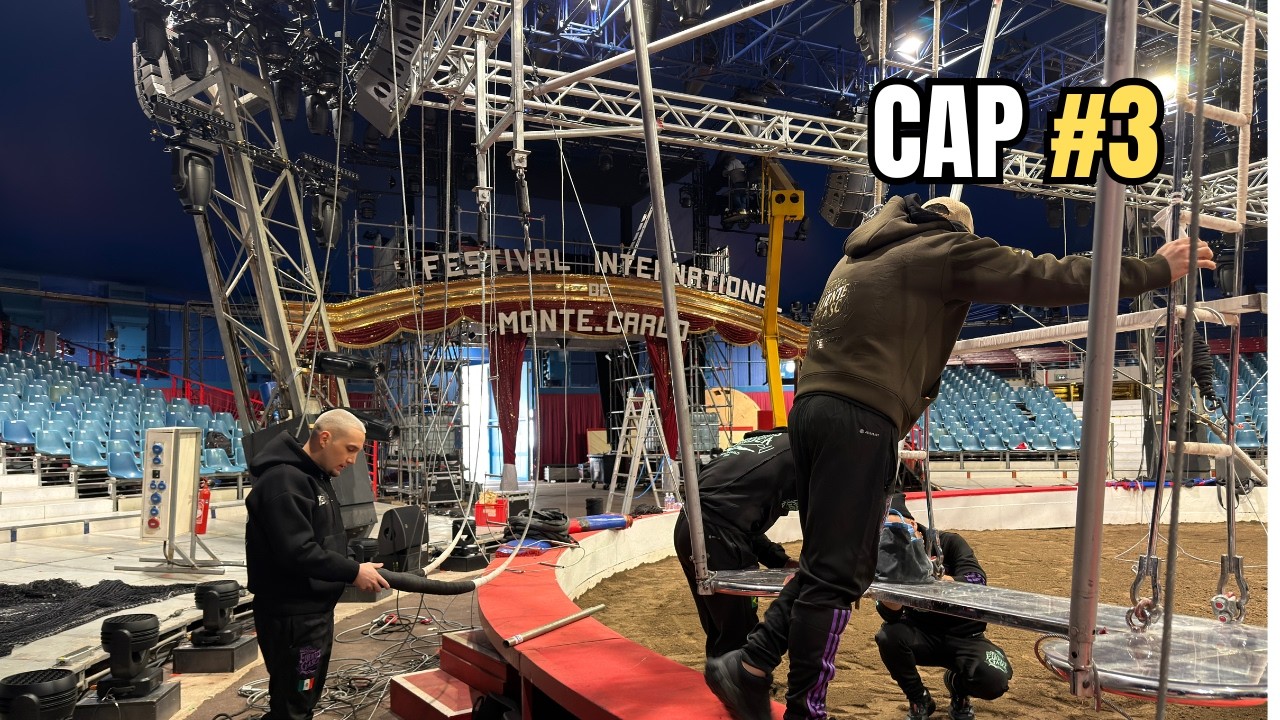 CAP #3 | ASI FUE NUESTRA PRIMERA PRACTICA EN EL FESTIVAL DE MONTECARLO 🇲🇨🎪