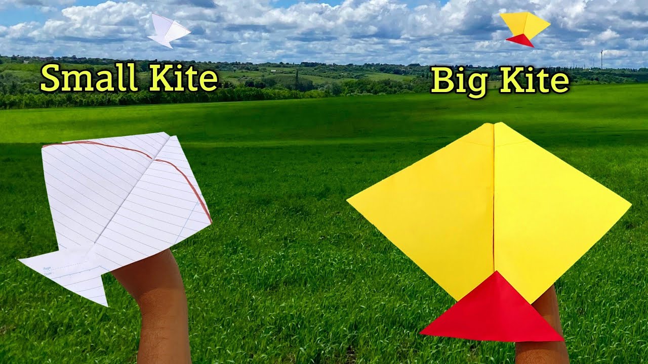 best 2 flying kite plane, small & big paper kite airplane, flying patang plane, 2 best patang plane