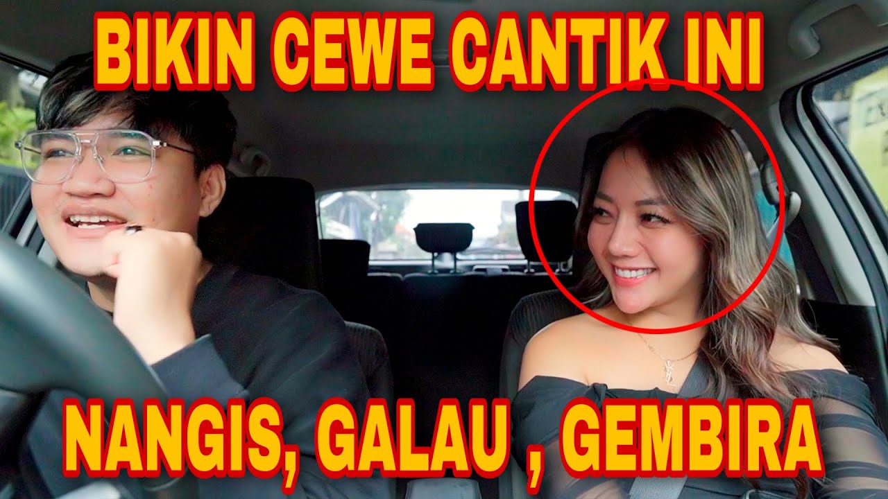 PRANK TAXI ONLINE!! CEWE CANTIK INI AUTO NANGIS GALAU DAN BERGOYANG