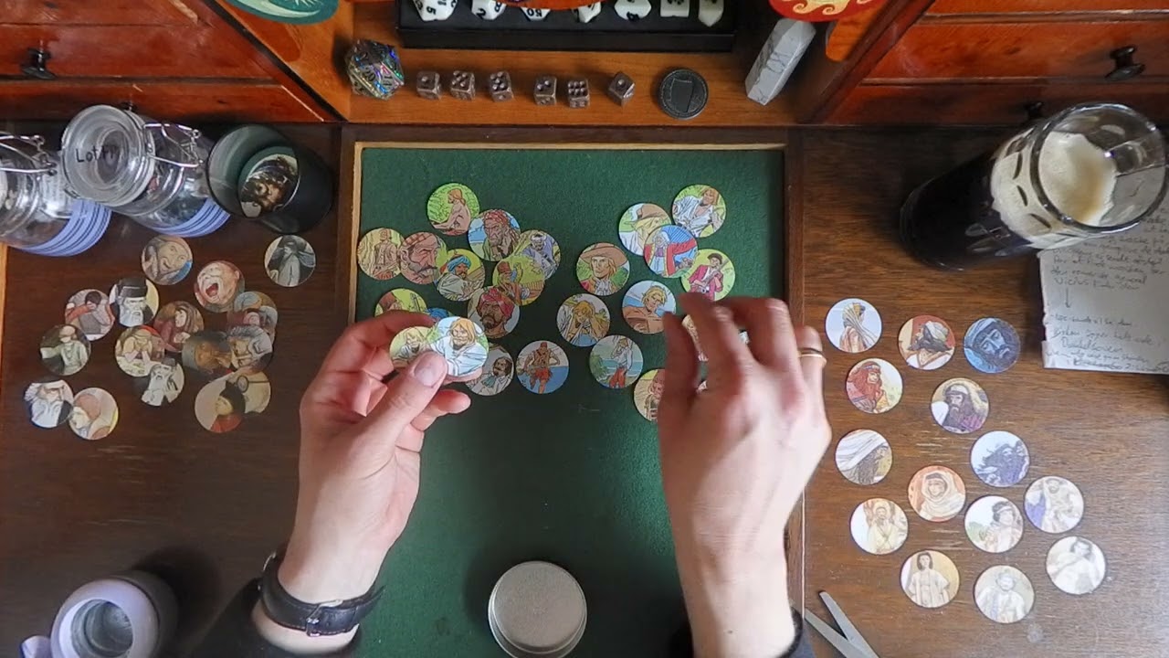 Collecting hole puncher pictures for RPG character creation