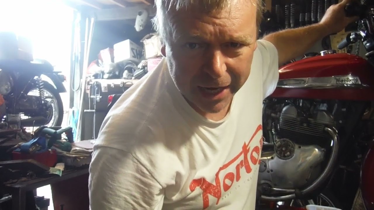 Norton Navigator 350 twin, first attempt to start - will it run? Let's give it a try!