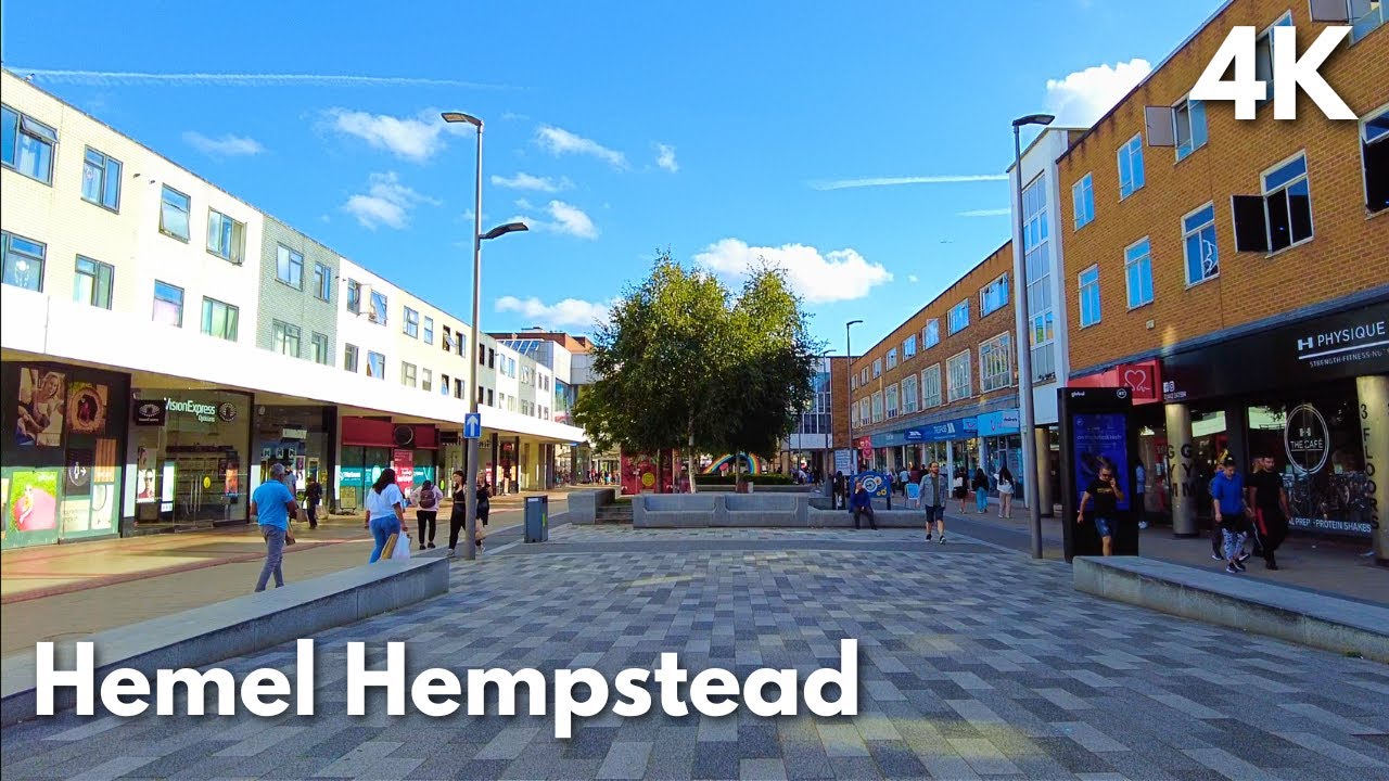 Hemel Hempstead Town Centre Tour 🇬🇧 | Park & Shopping Centre Walk