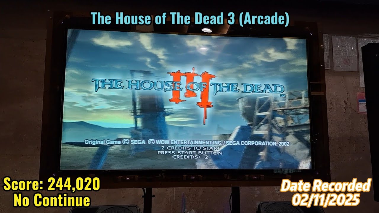 The House of The Dead 3 (AC) Score: 244k (02/11/2025)