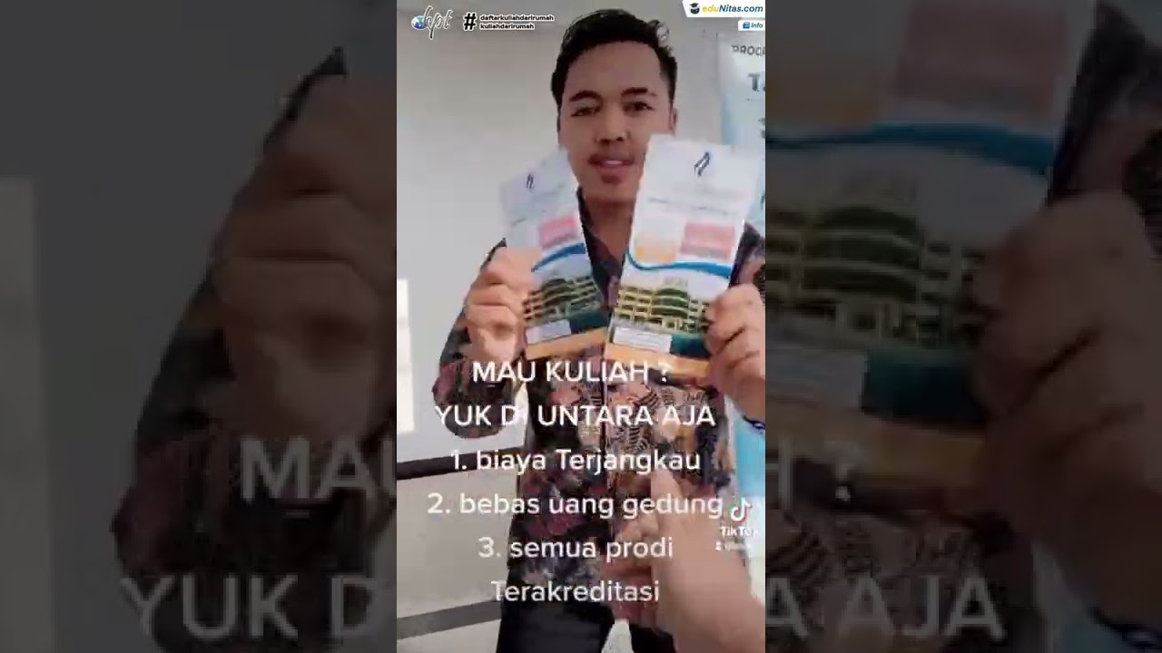 Cari kampus terjangkau bisa kuliah karyawan di Tangerang? dimanalagi kalo bukan di UNTARA! 😃 #shorts
