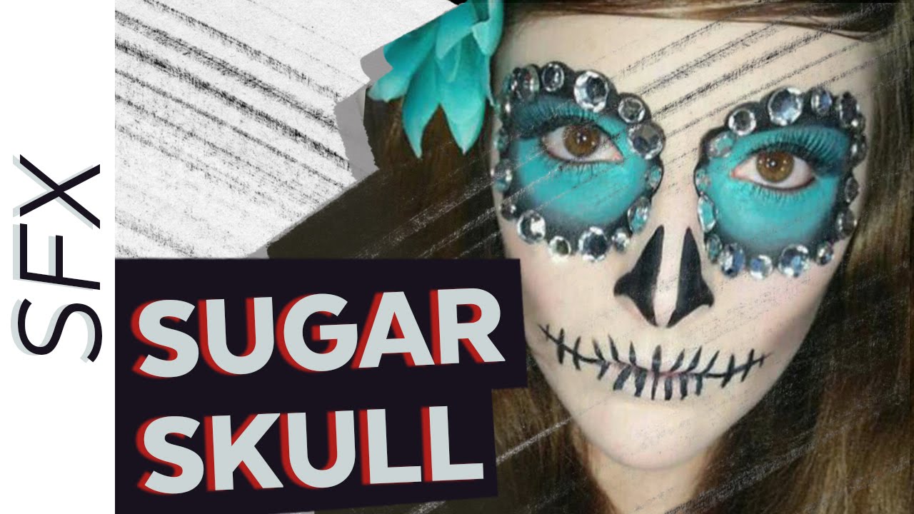 Simple Sugar Skull | Halloween Makeup Tutorial