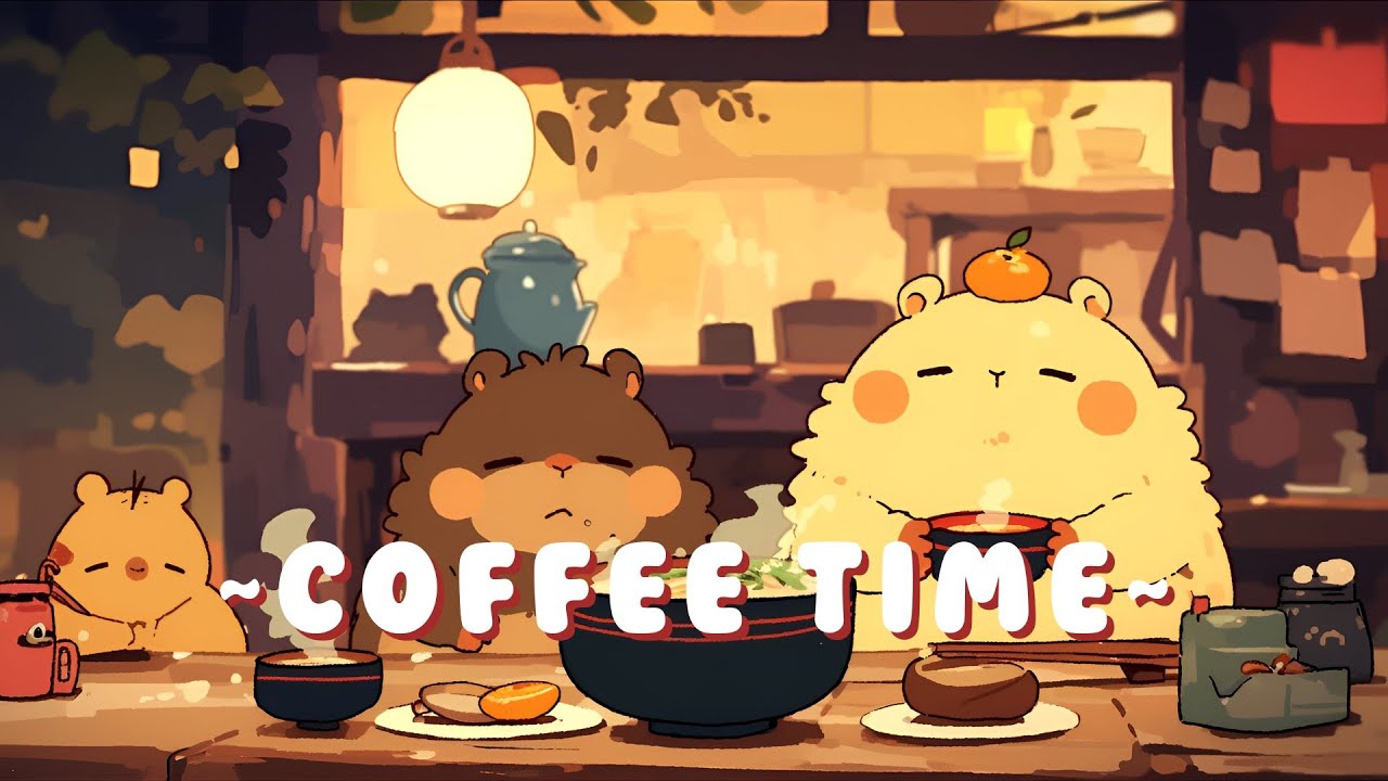 Capybara Chill Station | Calm Music for Focus & Study 🦫 🎵 ✨ | High Quality