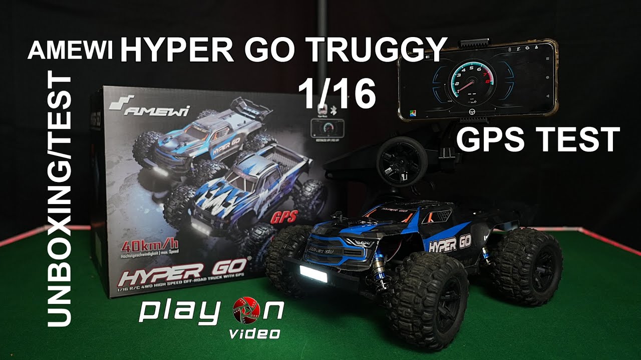 Amewi Hyper Go - Truggy 1/16 - Unboxing/Test