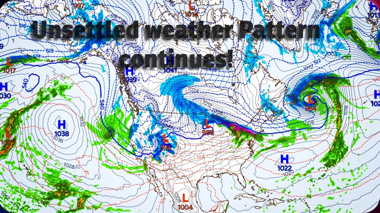 Unsettled Weather Continues!! #severeweather #snowstorm #atmosphericriver