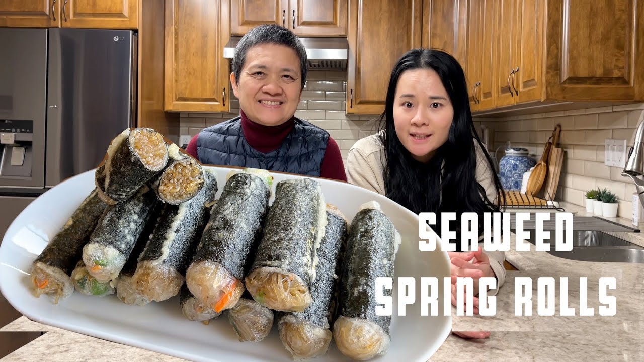 Seaweed Spring Rolls【My Mom's Recipe】