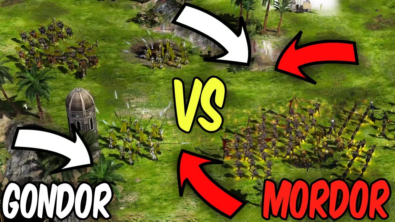 БЕЗУМНЫЙ матч BFME! PRO Мордор против PRO Men of the West (Мару против Зиры)