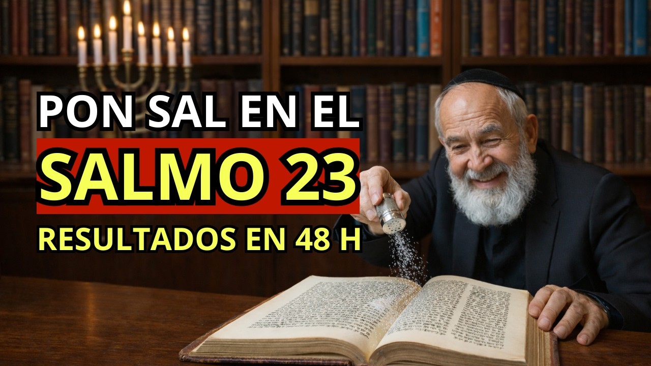 Rabino Millonario : 🔴Da Miedo! Pon SAL En Tu BiBlia En El Salmo 23 Y Borrarás La Pobreza En 48Horas