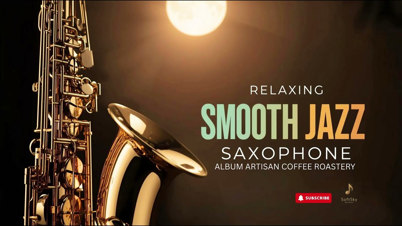 Smooth Jazz Saxophone ☕ Artisan Coffee Roastery Ambience for Productive Morning Focus