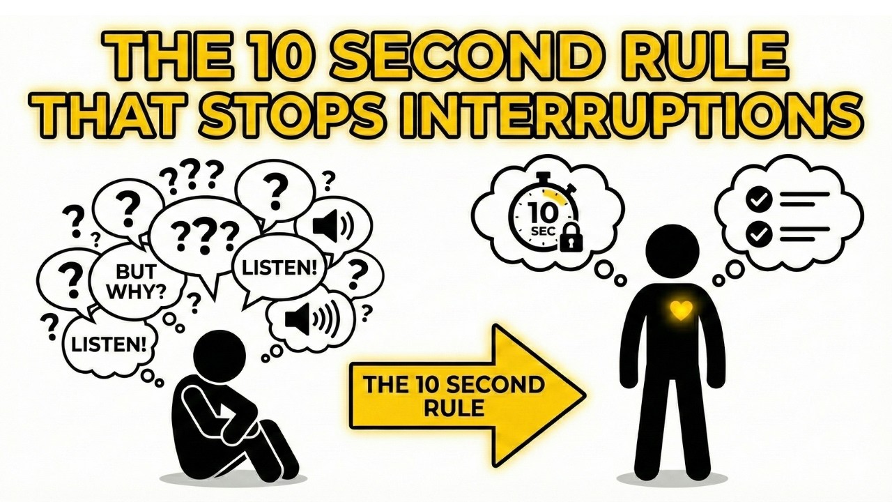 The 10-Second Rule That Stops Interruptions — Psychology Explained