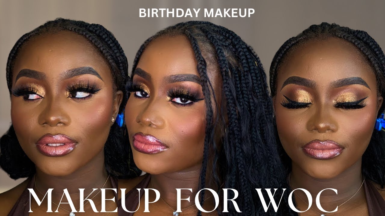 Detailed Darkskin WOC Makeup Tutorial  #clientmakeup
