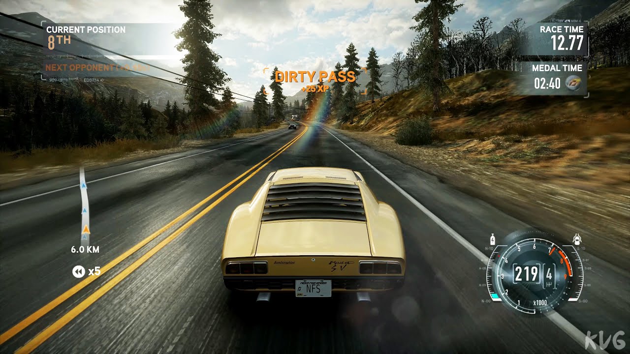 Need for Speed: The Run - Lamborghini Miura P400 SV 1971 - Gameplay (PC UHD) [4K60FPS]