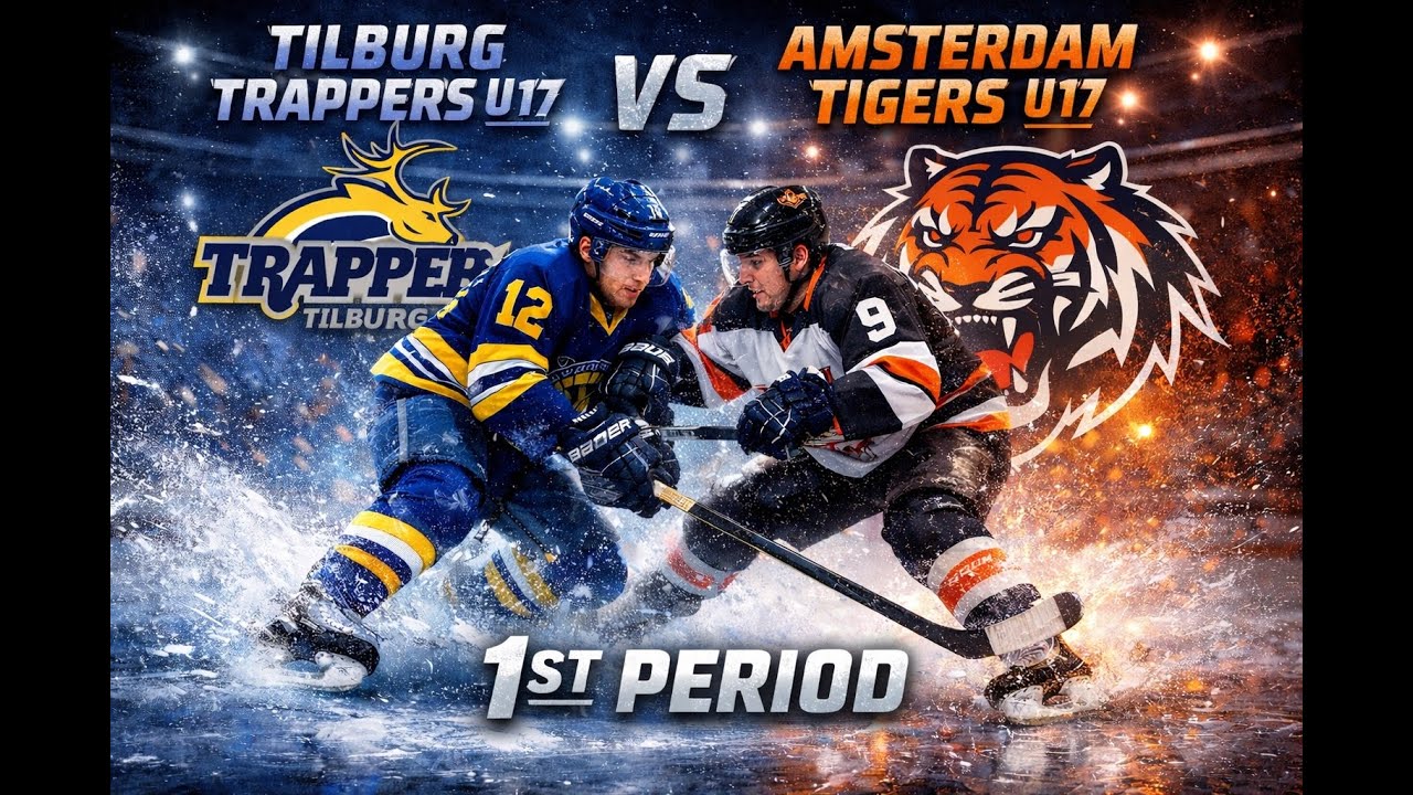 Tilburg Trappers U17 vs Amsterdam Tigers U17 (1st period)