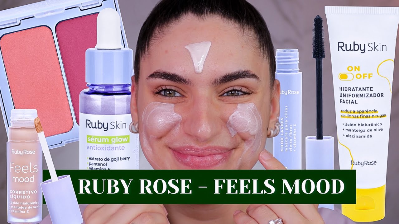 TESTEI OS LANÇAMENTOS de RUBY ROSE DA BEAUTY FAIR 😍