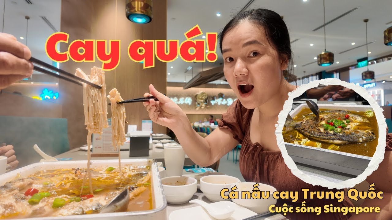 🇸🇬 Vlog Singapore | Ăn cá nướng cay Trung Quốc & shopping quần áo giảm giá | CUỘC SỐNG SINGAPORE