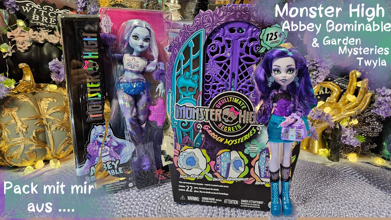 Abbey Bominable+ Twyla Skulltimate Garden Mysteries - #Monsterhigh #unboxing