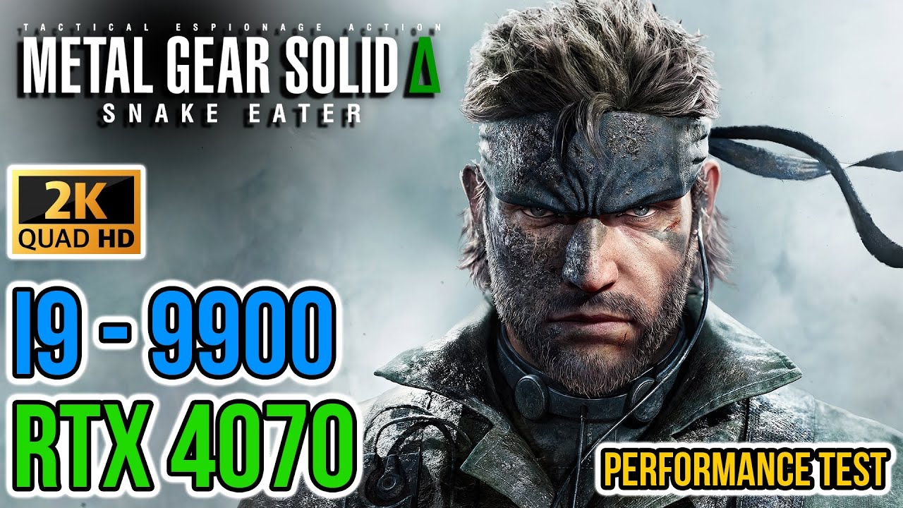Metal Gear Solid Δ: Snake Eater — MAX Settings✔️ DLSS✔️ | 2K (i9-9900 & RTX4070) | Performance Test